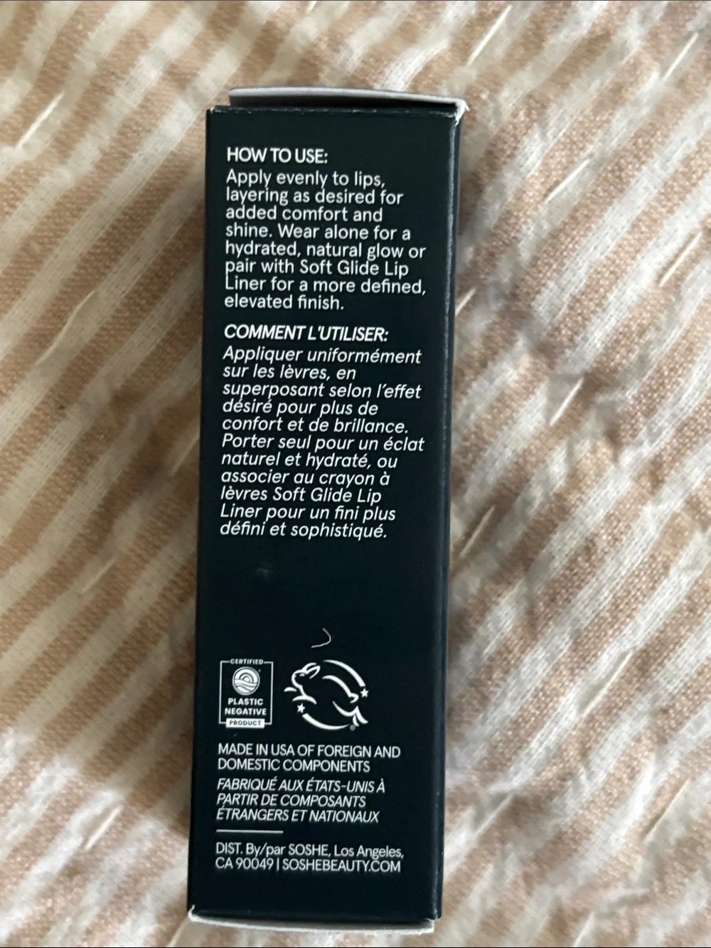 Soshe Peptide Glow Refillable Lip Balm — speakeasy dusty mauve
